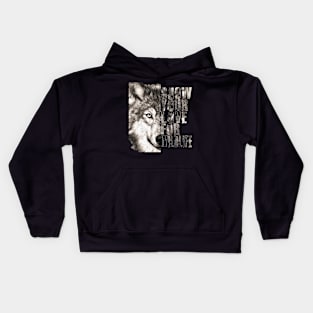 Show your love for wildlife Kids Hoodie